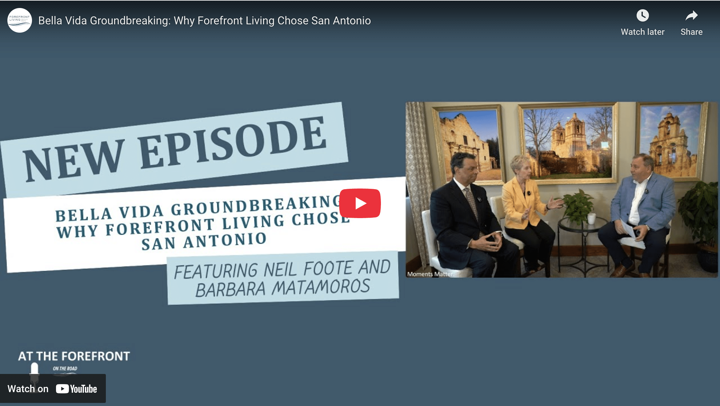 Podcast: Bella Vida: What Future Residents Already Love and What They Look Forward To